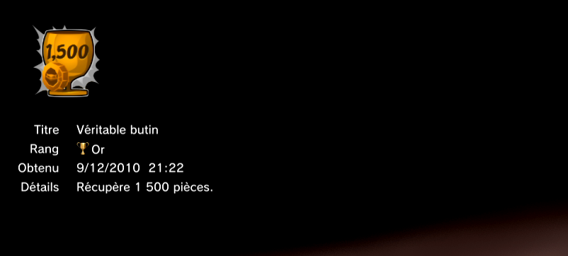 Sly Trilogy - Sly 2 - trophees OR 1