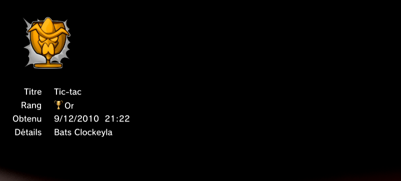 Sly Trilogy - Sly 2 - trophees OR 2