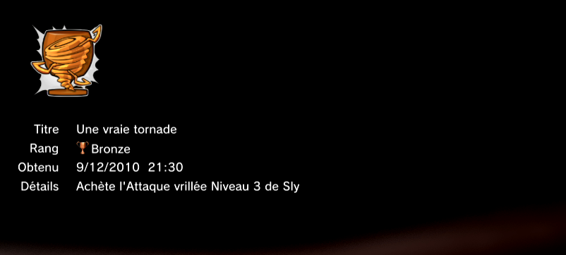 Sly Trilogy - Sly 3 - trophees BRONZE 21