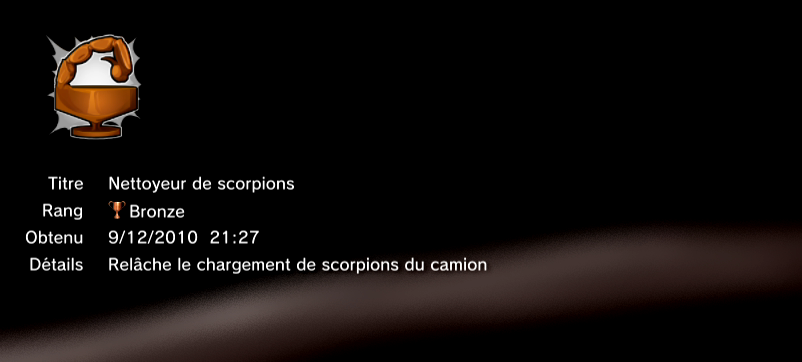 Sly Trilogy - Sly 3 - trophees BRONZE 5