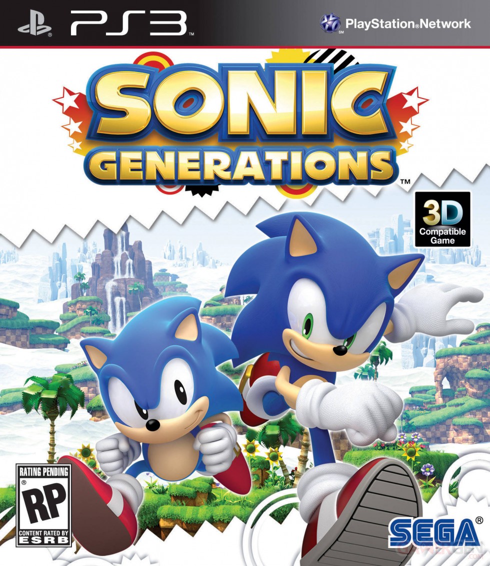 Sonic Generations covers ps3