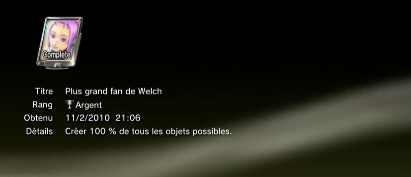 Star Ocean Trophees argent  4