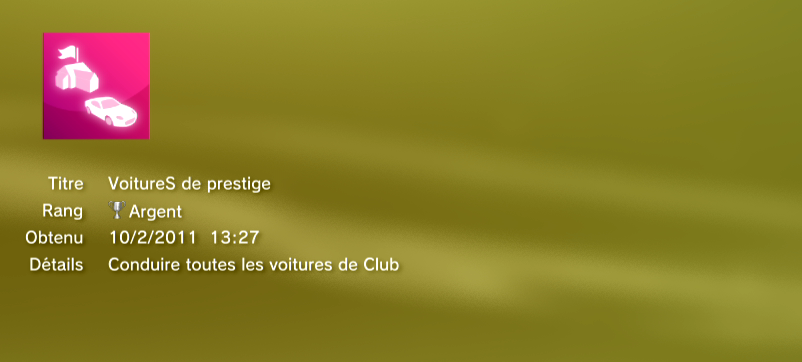 Test Drive Unlimited 2 - Trophees - ARGENT 6