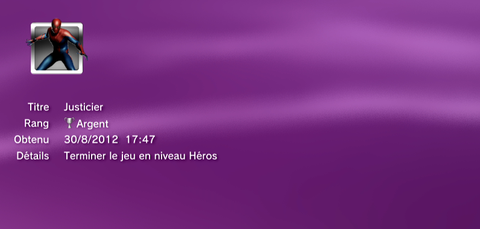 The Amazing Spider-Man - Trophées - ARGENT   0000 1