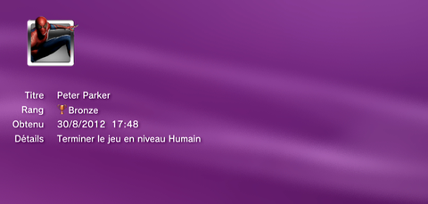 The Amazing Spider-Man - Trophées - BRONZE - 018