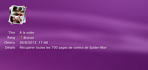 The Amazing Spider-Man - Trophées - BRONZE - 019