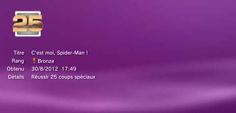 The Amazing Spider-Man - Trophées - BRONZE - 024