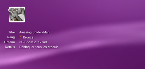 The Amazing Spider-Man - Trophées - BRONZE - 030