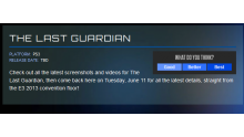 The Last Guardian E3