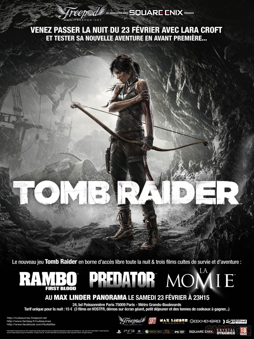 Tomb Raider Nuit au Max