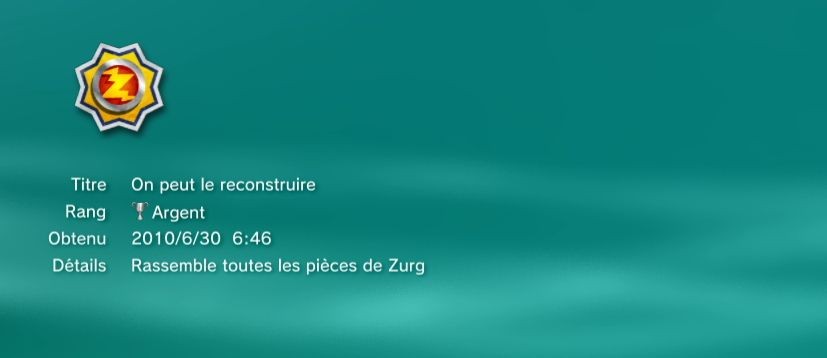 Toy Story 3 Trophees argent  5