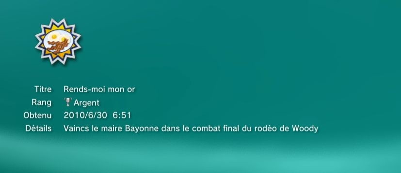 Toy Story 3 Trophees masque cache argent    2