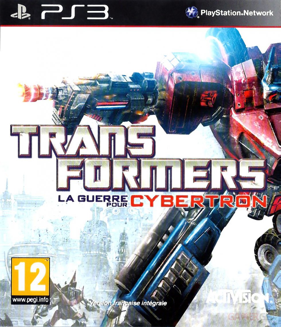 Transformers la guerre pour cybertron jaquette front cover