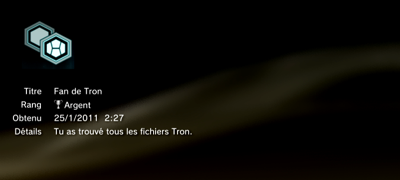 TRON trophées PS3 ARGENT 03