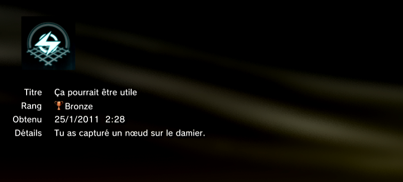 TRON trophées PS3 BRONZE 10