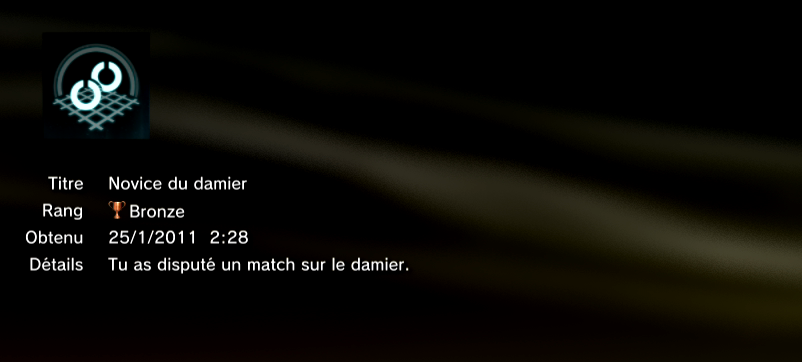 TRON trophées PS3 BRONZE 11