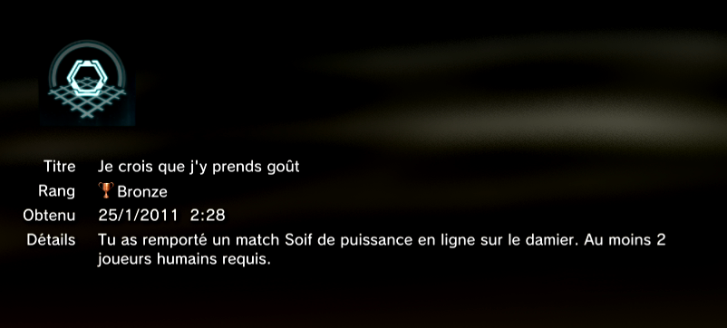 TRON trophées PS3 BRONZE 14