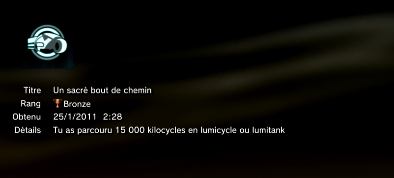 TRON trophées PS3 BRONZE 15
