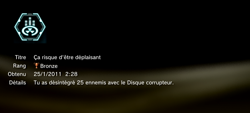 TRON trophées PS3 BRONZE 19
