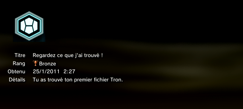 TRON trophées PS3 BRONZE 5