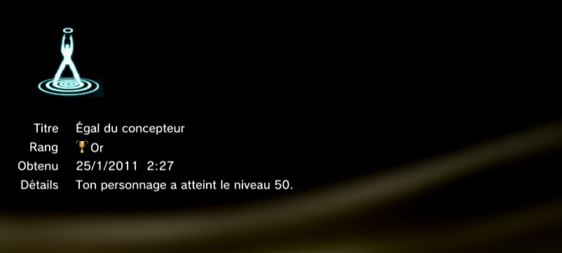 TRON trophées PS3 OR 2
