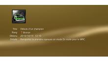 WRC FIA WORLD RALLY Championshipl ps3 Trophees BRONZE 17