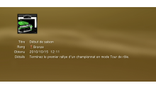 WRC FIA WORLD RALLY Championshipl ps3 Trophees BRONZE 36